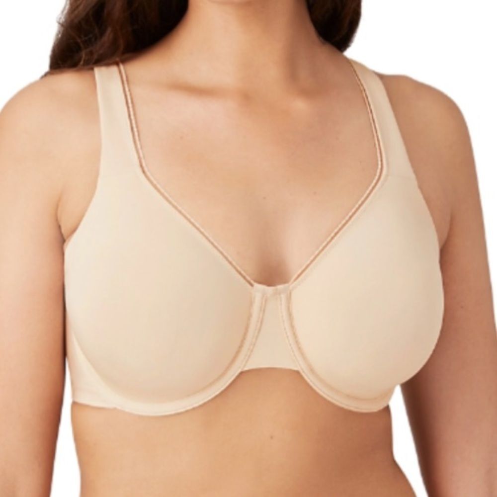 Wacoal Tan 855325 High Standards Unlined Underwire Full Cover Bra 42DDD F
